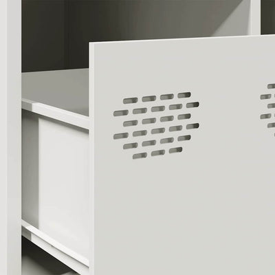 Valkoinen sohvapöytä Vestica 68,5x50x43,5cm (kylmävalssattu teräs)