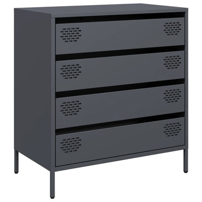 senkki antrasiitti 68x39x73,5 cm kylmävalssattu teräs