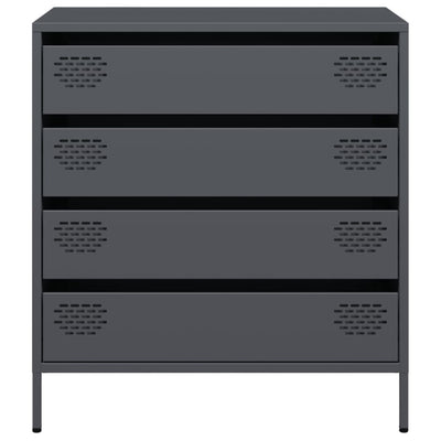 senkki antrasiitti 68x39x73,5 cm kylmävalssattu teräs