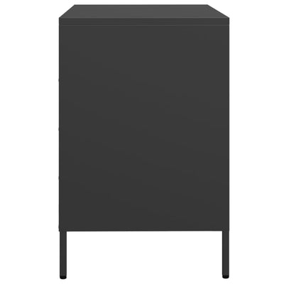 Senkki musta 68x39x58,5 cm kylmävalssattu teräs