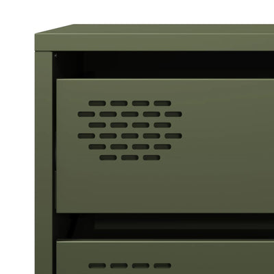 Oliivinvihreä senkki Trache 68x39x58,5cm (kylmävalssattu teräs)