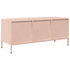 TV-taso pinkki 101,5x39x43,5 cm kylmävalssattu teräs