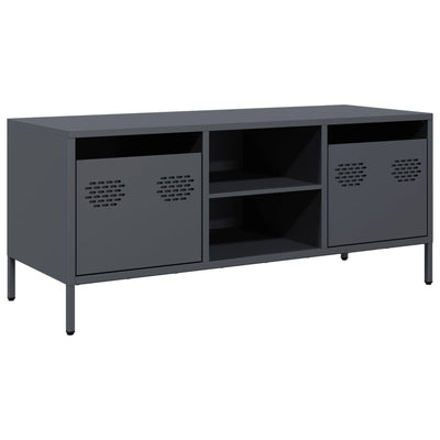 TV-taso antrasiitti 101,5x39x43,5 cm kylmävalssattu teräs