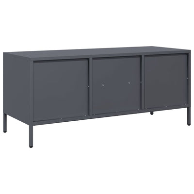 TV-taso antrasiitti 101,5x39x43,5 cm kylmävalssattu teräs