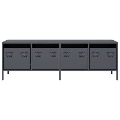TV-taso antrasiitti 135x39x43,5 cm kylmävalssattu teräs