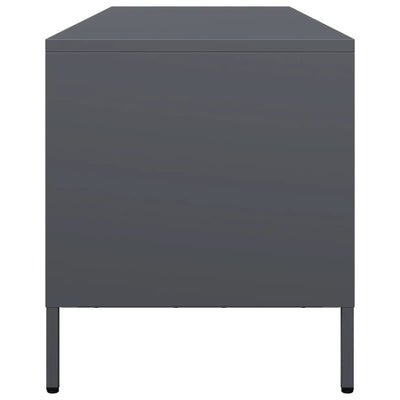 TV-taso antrasiitti 135x39x43,5 cm kylmävalssattu teräs