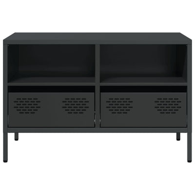 TV-taso musta 68x39x43,5 cm kylmävalssattu teräs