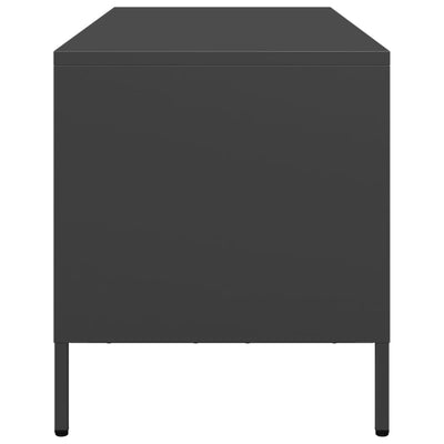 TV-taso musta 68x39x43,5 cm kylmävalssattu teräs