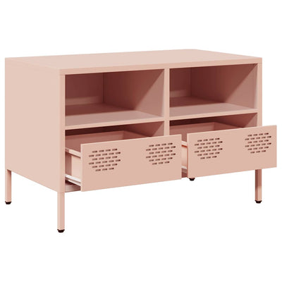TV-taso pinkki 68x39x43,5 cm kylmävalssattu teräs
