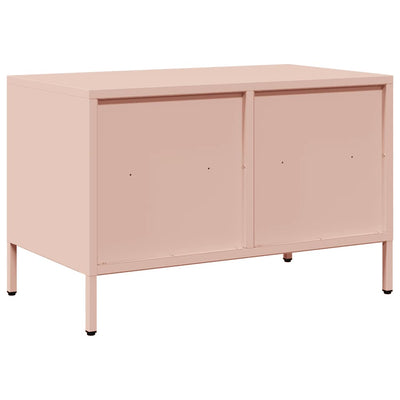 TV-taso pinkki 68x39x43,5 cm kylmävalssattu teräs