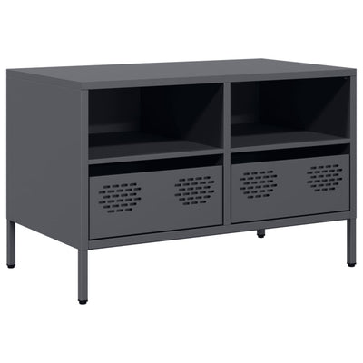 TV-taso antrasiitti 68x39x43,5 cm kylmävalssattu teräs