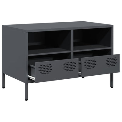 TV-taso antrasiitti 68x39x43,5 cm kylmävalssattu teräs