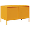 TV-taso sinapinkeltainen 68x39x43,5 cm kylmävalssattu teräs