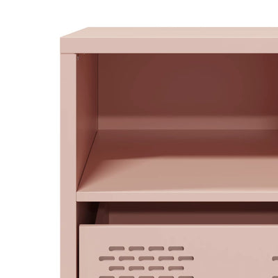 TV-taso pinkki 101,5x39x43,5 cm kylmävalssattu teräs