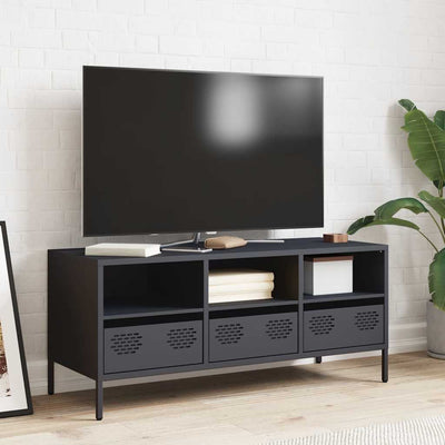 TV-taso antrasiitti 101,5x39x43,5 cm kylmävalssattu teräs