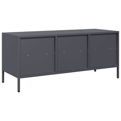 TV-taso antrasiitti 101,5x39x43,5 cm kylmävalssattu teräs