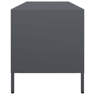 TV-taso antrasiitti 135x39x43,5 cm kylmävalssattu teräs