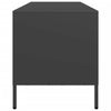 TV-taso musta 135x39x43,5 cm kylmävalssattu teräs
