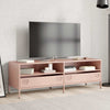 TV-taso pinkki 135x39x43,5 cm kylmävalssattu teräs