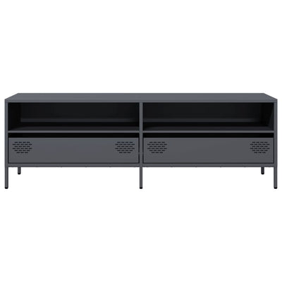 Antrasiitti tv-taso Dee 135x39x43,5cm (kylmävalssattu teräs)