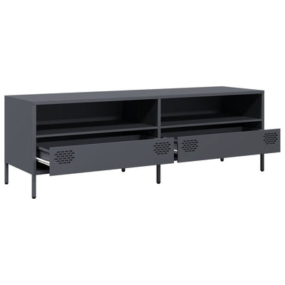 TV-taso antrasiitti 135x39x43,5 cm kylmävalssattu teräs