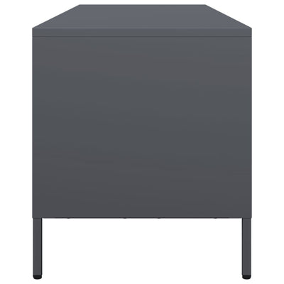 TV-taso antrasiitti 135x39x43,5 cm kylmävalssattu teräs