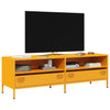 TV-taso sinapinkeltainen 135x39x43,5 cm kylmävalssattu teräs