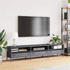 TV Kaappi Antrasiitti 202x39x43,5 cm Kylmävalssattu teräs