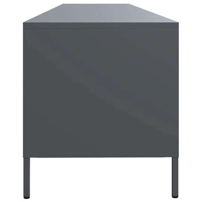TV Kaappi Antrasiitti 202x39x43,5 cm Kylmävalssattu teräs