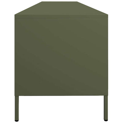 TV Kaappi Oliivinvihreä 202x39x43,5 cm Kylmävalssattu teräs