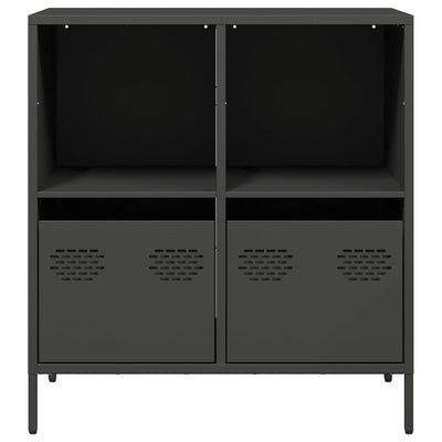 Senkki musta 68x39x73,5 cm kylmävalssattu teräs