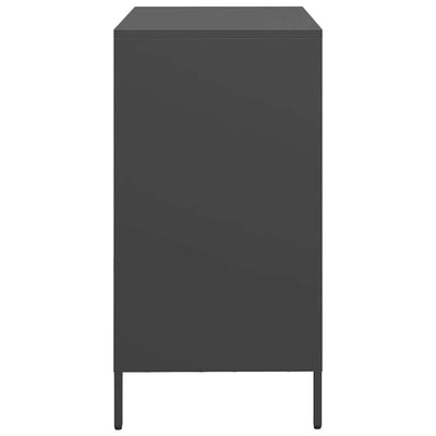 Senkki musta 68x39x73,5 cm kylmävalssattu teräs