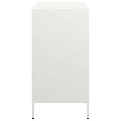 Senkki Valkoinen 68x39x73,5 cm Kylmävalssattu teräs