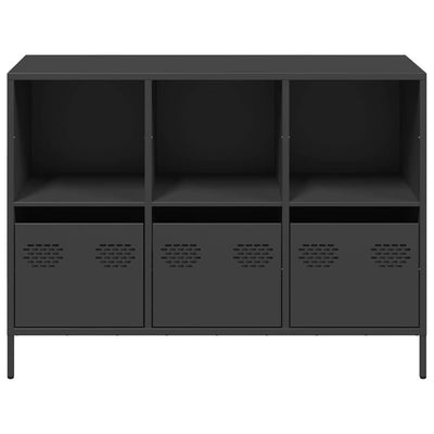 senkki musta 101,5x39x73,5 cm kylmävalssattu teräs