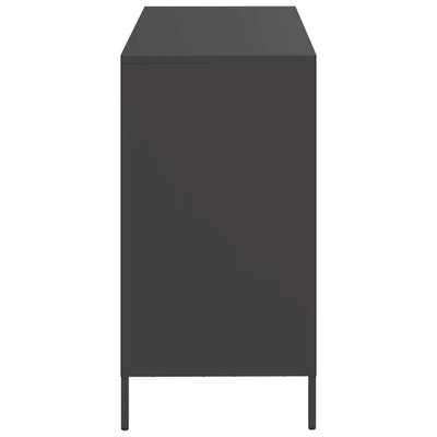 senkki musta 101,5x39x73,5 cm kylmävalssattu teräs