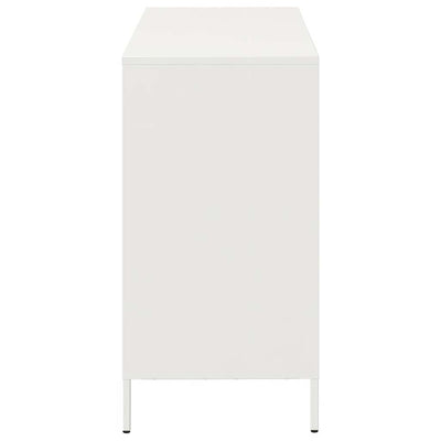 senkki Valkoinen 101,5x39x73,5 cm Kylmävalssattu teräs
