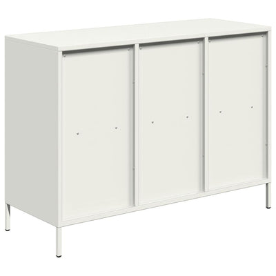senkki Valkoinen 101,5x39x73,5 cm Kylmävalssattu teräs