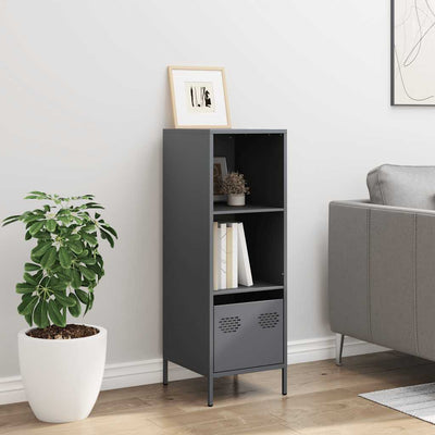 Highboard Antrasiitti 35x39x103,5 cm Teräs