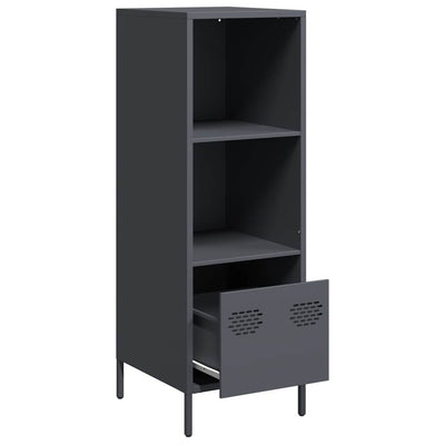 Highboard Antrasiitti 35x39x103,5 cm Teräs