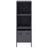 Antrasiitti highboard Nectar 35x39x103,5cm (teräs)