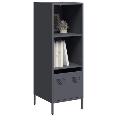 Highboard Antrasiitti 35x39x103,5 cm Teräs