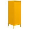 Highboard Sinapinkeltainen 35x39x103,5 cm Teräs
