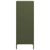 Highboard Oliivinvihreä 35x39x103,5 cm Teräs