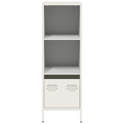 Highboard Valkoinen 35x39x103,5 cm Teräs