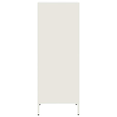 Highboard Valkoinen 35x39x103,5 cm Teräs