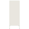 Valkoinen highboard Nectar 35x39x103,5cm (teräs)