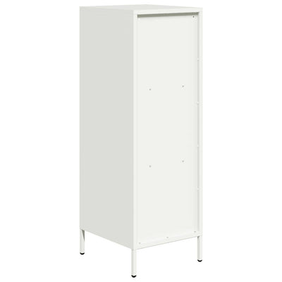Highboard Valkoinen 35x39x103,5 cm Teräs