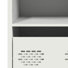 Highboard Valkoinen 35x39x103,5 cm Teräs