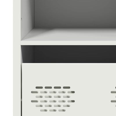Highboard Valkoinen 35x39x103,5 cm Teräs