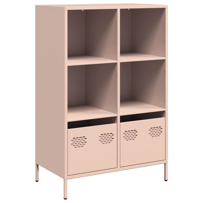 Kaappi pinkki 68x39x103,5 cm teräs
